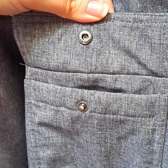 Unisex kids warm jacket size Medium 7-8 zip up 4 pockets hooded grey joe fresh - Picture 5 of 15